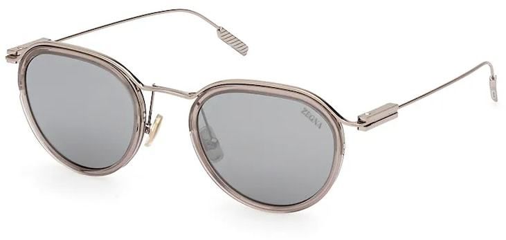 Slnečné okuliare Zegna pánske, béžová farba, EZ0246_5157A