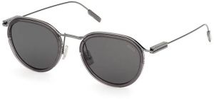 Slnečné okuliare Zegna pánske, šedá farba, EZ0246_5120A