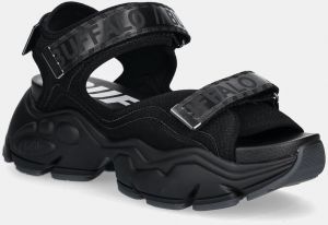 Sandále Buffalo Binary 0 Bs pánske, čierna farba, 1441002-BLK
