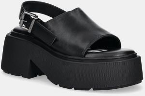 Sandále Buffalo Vicious Mule Sandal dámske, čierna farba, na platforme, 1602265-BLK
