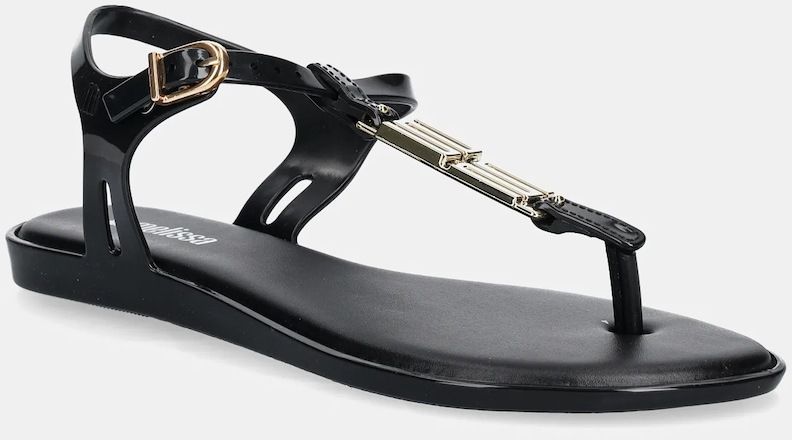 Sandále Melissa MELISSA SOLAR M CHIC AD dámske, čierna farba, M 35907 BB105