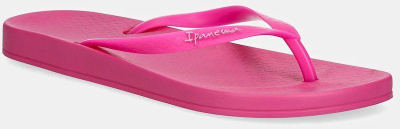 Šľapky Ipanema ANAT COLORS dámske, ružová farba, na plochom podpätku, 82591-BD663