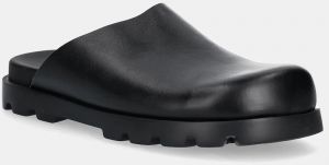 Kožené šľapky Camper Brutus Sandal pánske, čierna farba, K100906-004