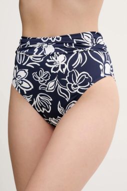 Plavkové nohavičky Lauren Ralph Lauren tmavomodrá farba, 20527257