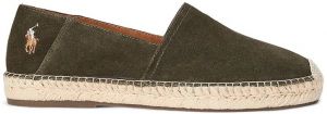 Semišové espadrilky Polo Ralph Lauren Cevio Slip zelená farba, 803961282002