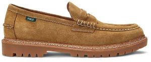 Semišové mokasíny Polo Ralph Lauren Jett Penny pánske, béžová farba, 803961421002
