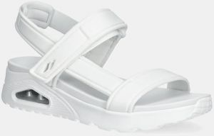 Sandále Skechers UNO dámske, biela farba, na kline, 119813