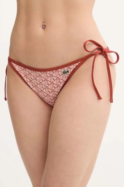 Plavkové nohavičky Lacoste oranžová farba, MF9623