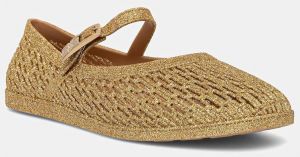 Baleríny Melissa MELISSA HARPER AD GLITTER AD zlatá farba, M 37108 BJ802