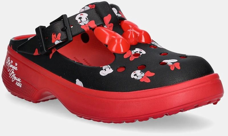 Šľapky Crocs Minnie Mouse Mary Jane Clog dámske, čierna farba, 211143-90H
