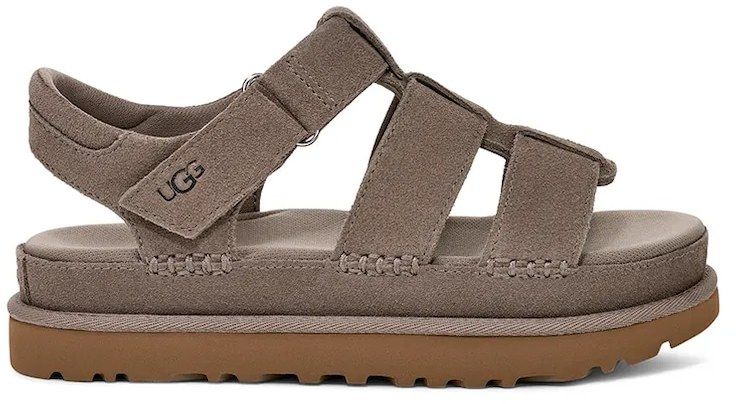 Sandále UGG Goldenstar Strap dámske, hnedá farba, na platforme, 1137890-SKP
