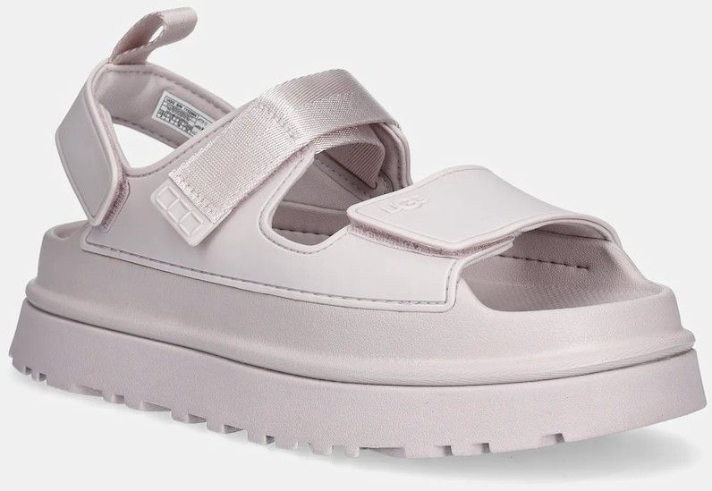 Sandále UGG Goldenglow dámske, ružová farba, na platforme, 1152685-BYF