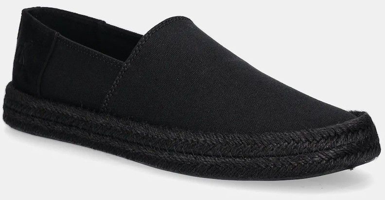 Espadrilky Calvin Klein Jeans INJ ESPADRILLE CV SU čierna farba, YM0YM01250