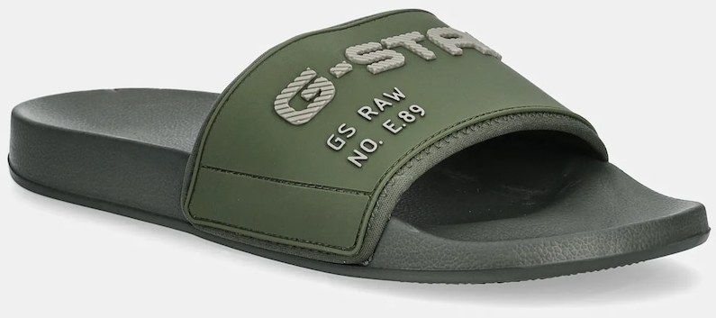 Šľapky G-Star  CART V TPU M pánske, zelená farba, D24807.D590