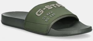 Šľapky G-Star  CART V TPU M pánske, zelená farba, D24807.D590