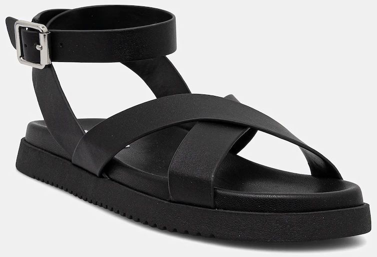 Kožené sandále Steve Madden My Bestie dámske, čierna farba, SM11003787