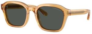 Slnečné okuliare Emporio Armani pánske, žltá farba, 0EA4245U