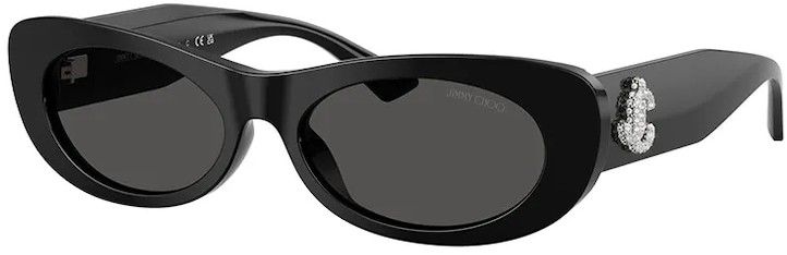 Slnečné okuliare Jimmy Choo dámske, čierna farba, 0JC5038BU
