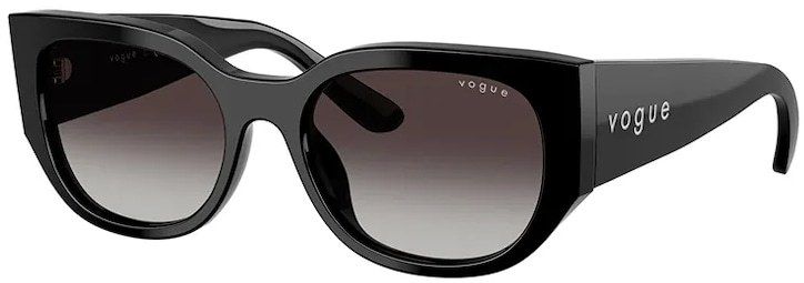 Slnečné okuliare VOGUE dámske, čierna farba, 0VO5641SU