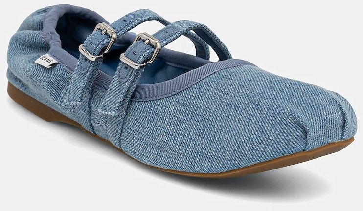 Baleríny Tommy Jeans BALLERINA DENIM EN0EN02782