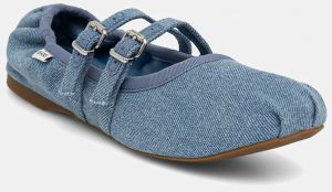 Baleríny Tommy Jeans BALLERINA DENIM EN0EN02782