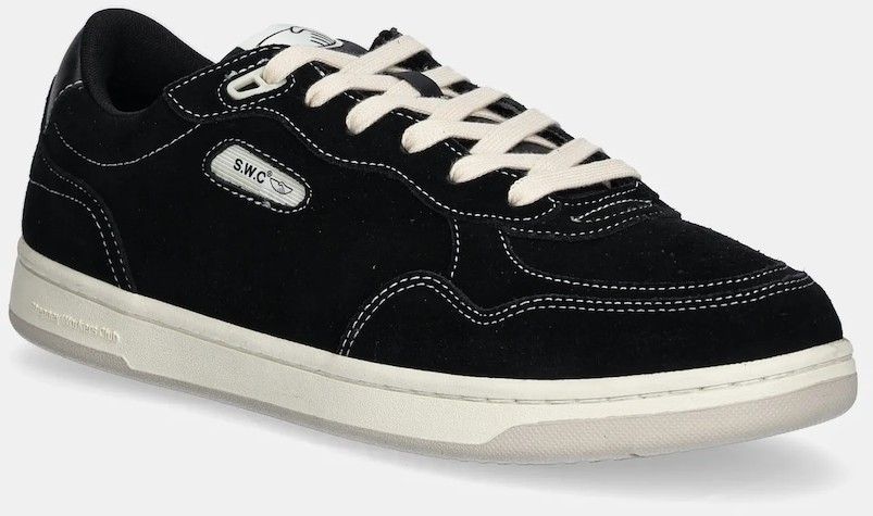 Tenisky Stepney Workers Club PRO CUP 01 SUEDE čierna farba, YQ01015