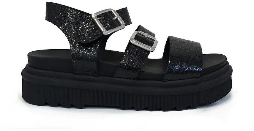 Sandále Altercore Nirvana black dámske, čierna farba, na platforme, Nirvana black