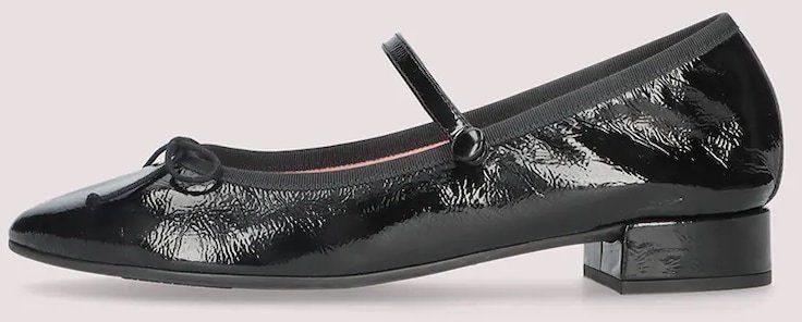 Kožené balerínky Pretty Ballerinas Gretschen čierna farba, 52237_A