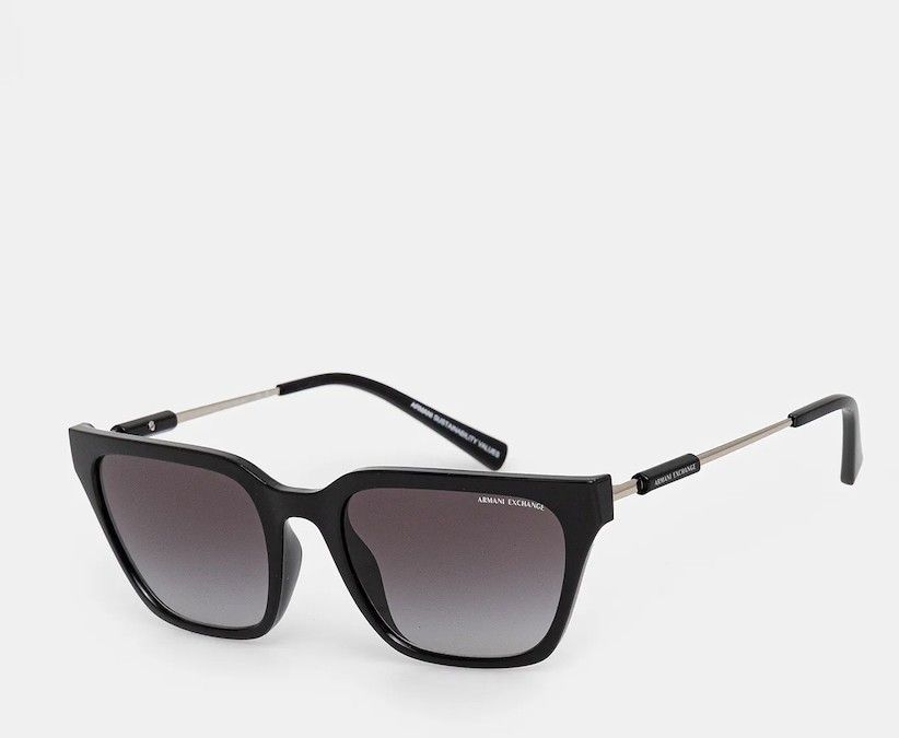 Slnečné okuliare Armani Exchange dámske, bordová farba, 0AX4158S