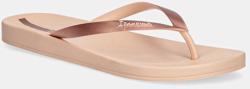Šľapky Ipanema ANAT CONNECT dámske, oranžová farba, na plochom podpätku, 83648-BE964