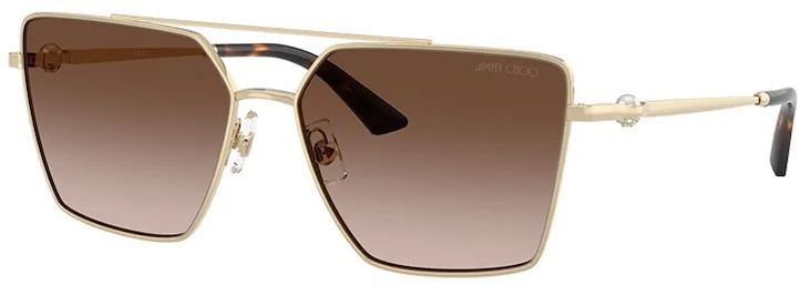 Slnečné okuliare Jimmy Choo dámske, žltá farba, 0JC4016HB