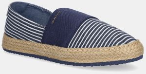 Espadrilky Gant Raffiaville tmavomodrá farba, 30568944.G917