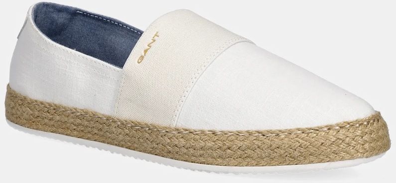 Espadrilky Gant Raffiaville biela farba, 30568943.G29