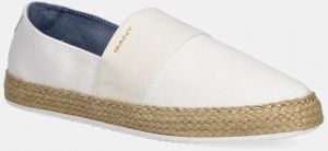 Espadrilky Gant Raffiaville biela farba, 30568943.G29