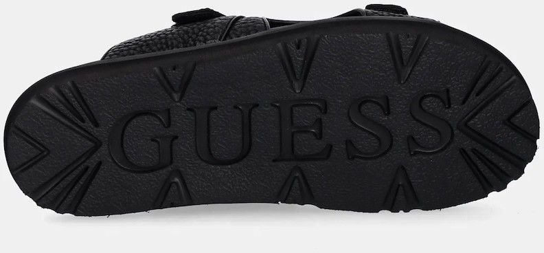 Šľapky Guess BAHAMAS pánske, čierna farba, FMJBAH ELE03