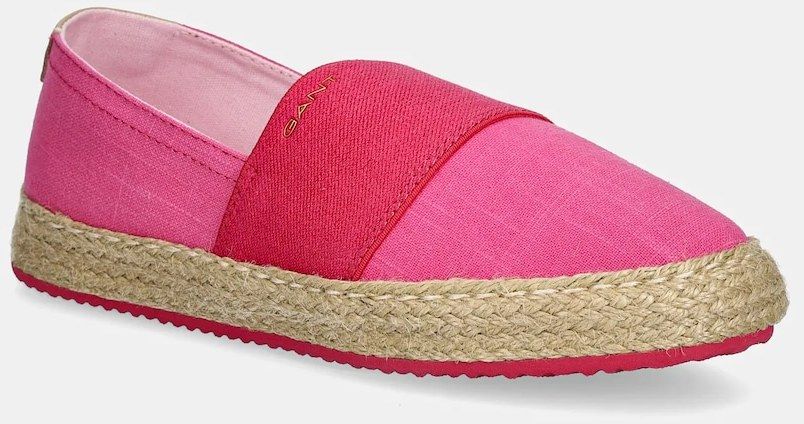 Espadrilky Gant Raffiaville ružová farba, 30568943.G597
