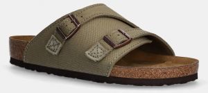Šľapky Birkenstock Zürich pánske, zelená farba, 1028755