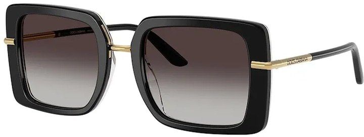 Slnečné okuliare Dolce & Gabbana dámske, čierna farba, 0DG4491