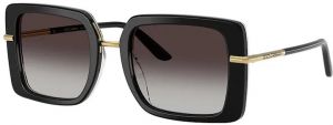 Slnečné okuliare Dolce & Gabbana dámske, čierna farba, 0DG4491