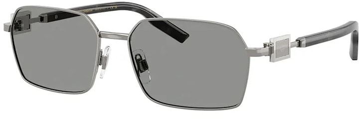 Slnečné okuliare Dolce & Gabbana pánske, strieborná farba, 0DG2316