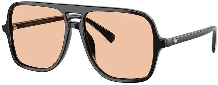 Slnečné okuliare Emporio Armani pánske, čierna farba, 0EA4252U