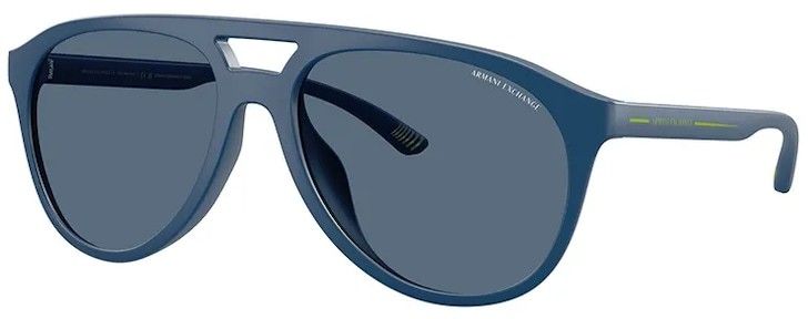 Slnečné okuliare Armani Exchange pánske, tmavomodrá farba, 0AX4156SU