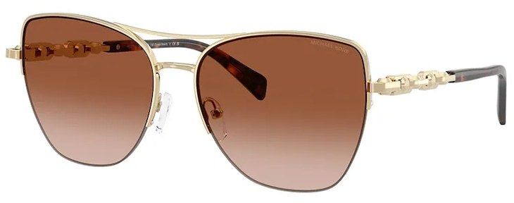 Slnečné okuliare Michael Kors dámske, zlatá farba, 0MK1163