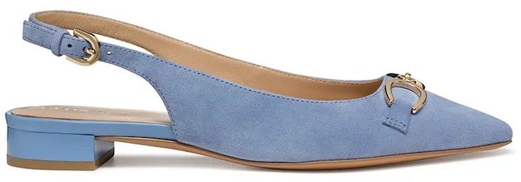 Semišové baleríny Geox D GISELDA15 s otvorenou pätou, D55YUE 00021 C4003