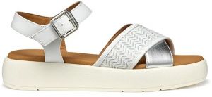 Sandále Geox D CAMALEI dámske, biela farba, na kline, D550NF 0BCDS C1000