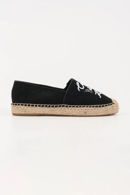 Espadrilky Karl Lagerfeld KAMINI DUO čierna farba, KL81125