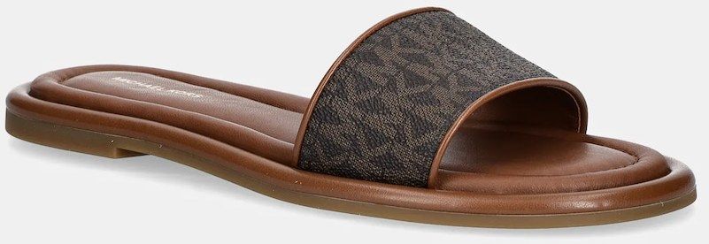 Šľapky MICHAEL Michael Kors Dana dámske, hnedá farba, 40S5DNFS1B.200