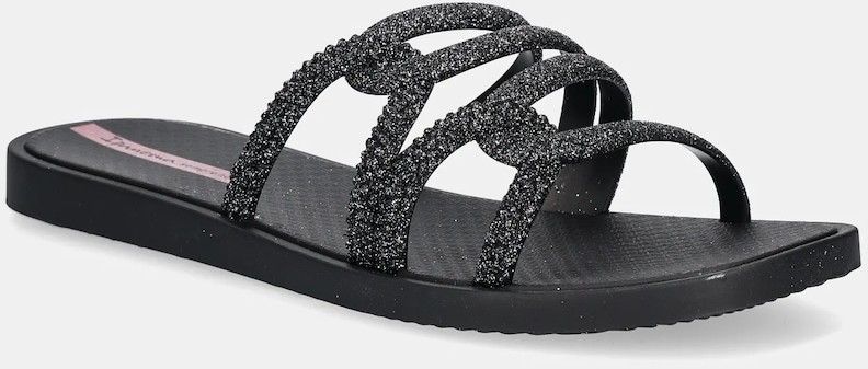 Šľapky Ipanema SOLAR GLOW S dámske, čierna farba, 27286-BB957