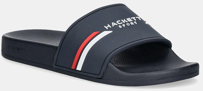 Šľapky Hackett London SLIDER SPORT pánske, tmavomodrá farba, HMS21287