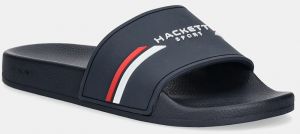 Šľapky Hackett London SLIDER SPORT pánske, tmavomodrá farba, HMS21287